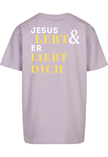 T-Shirt "Jesus lebt und er liebt dich"