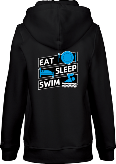 Kinder Hoodie "Eat Sleep Swim"