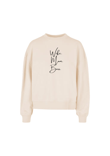 Sweatshirt "Wife.Mom.Boss."
