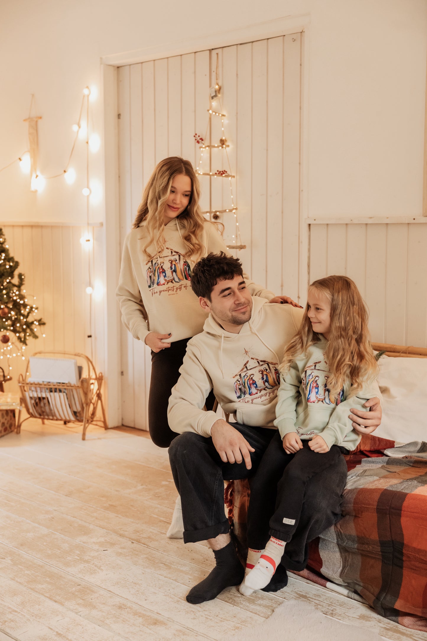 Kinder Hoody Weihnachtskrippe