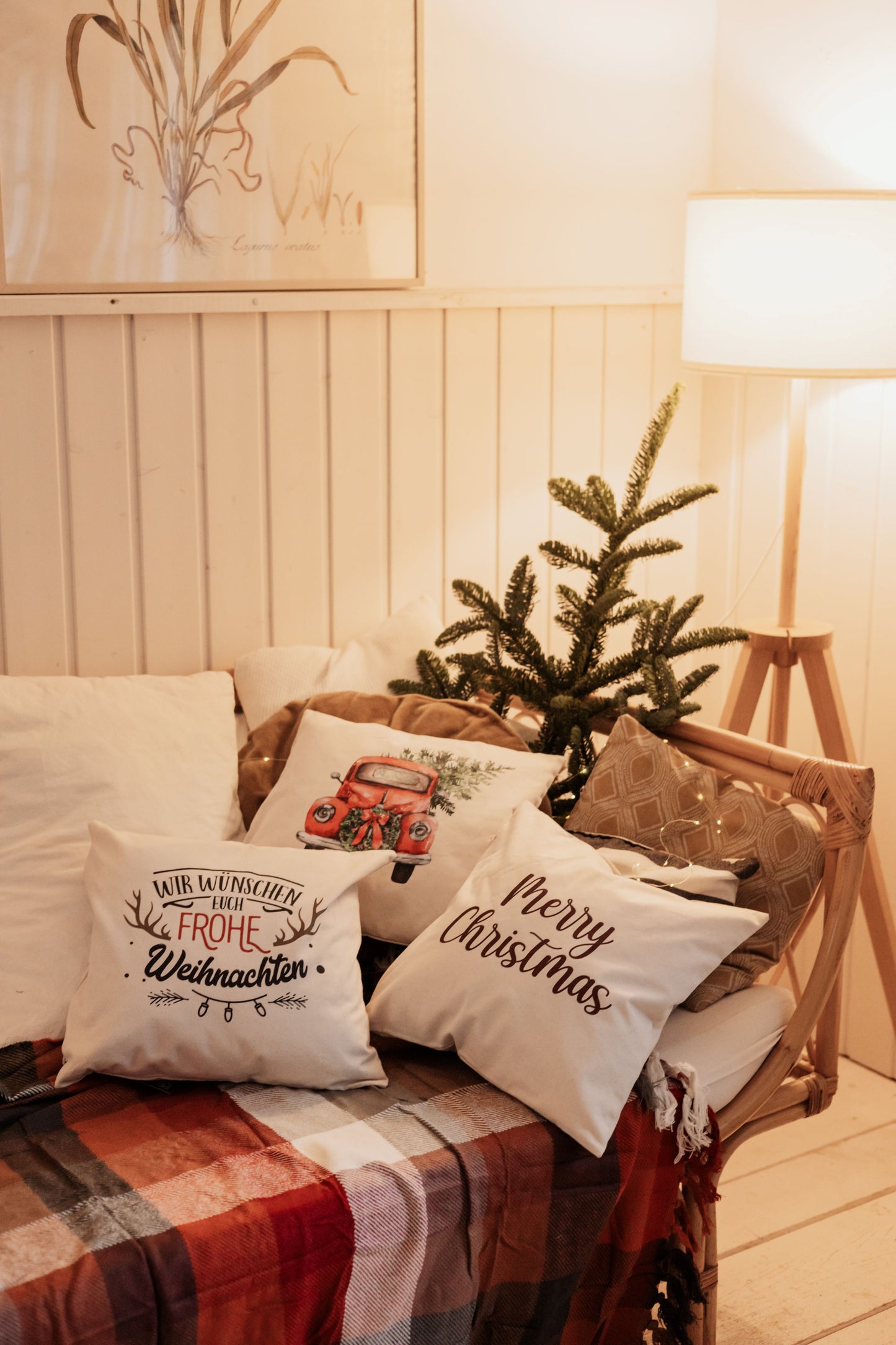 Frohe Weihnachten Kissen