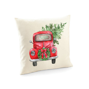Kissen Retro Christmas Car