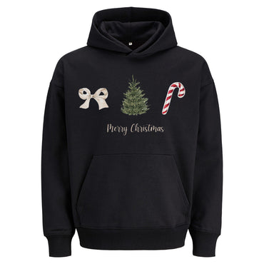 Hoodie Merry Christmas Symbols