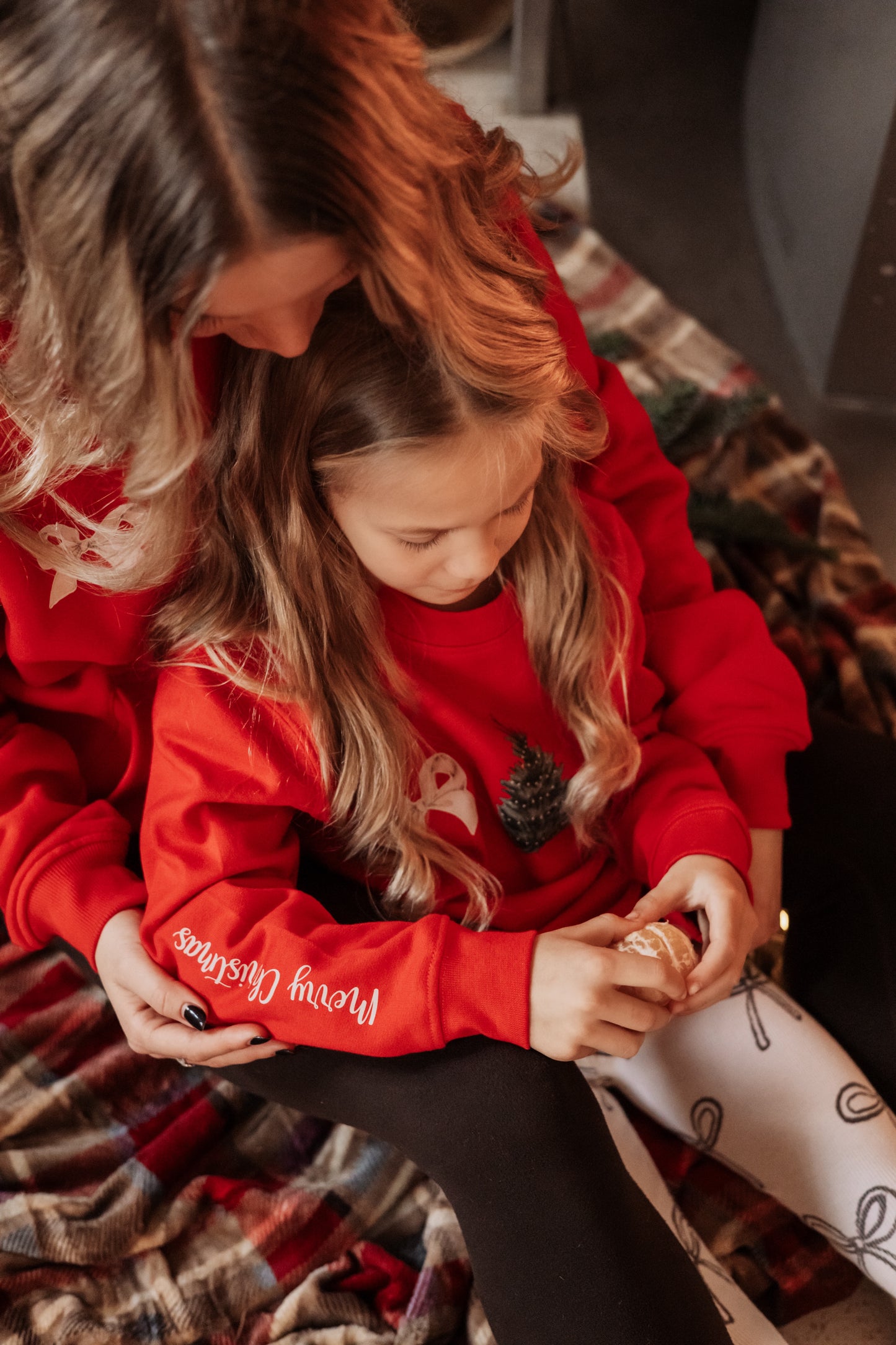 Kinder Pullover Xmas Symbolen