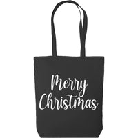 Merry Christmas Baumwolltasche