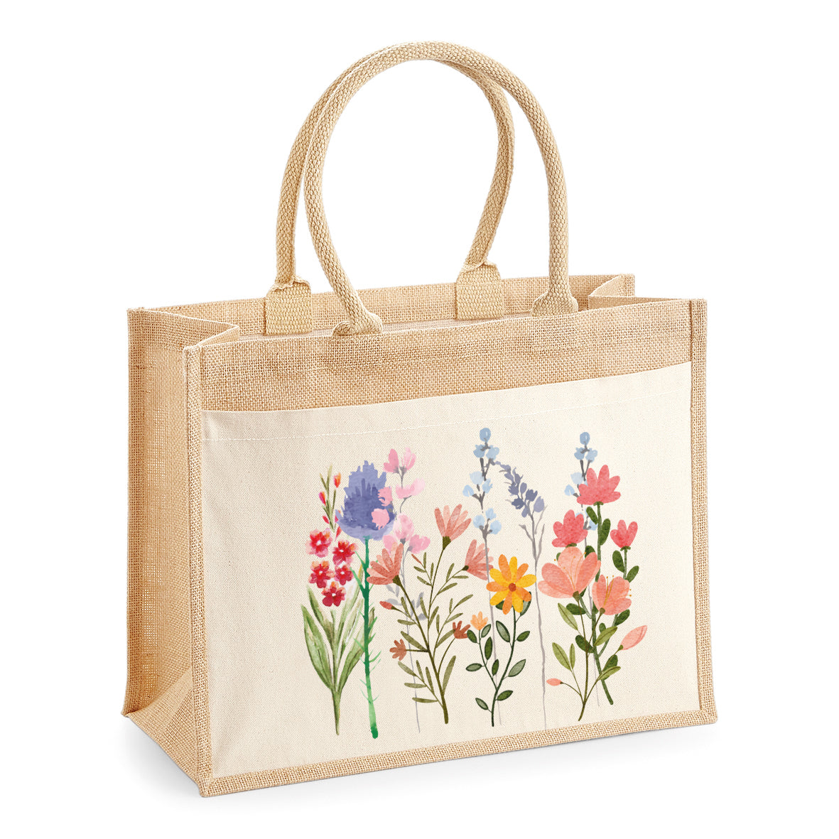 Jute Tasche "FlowerMood"